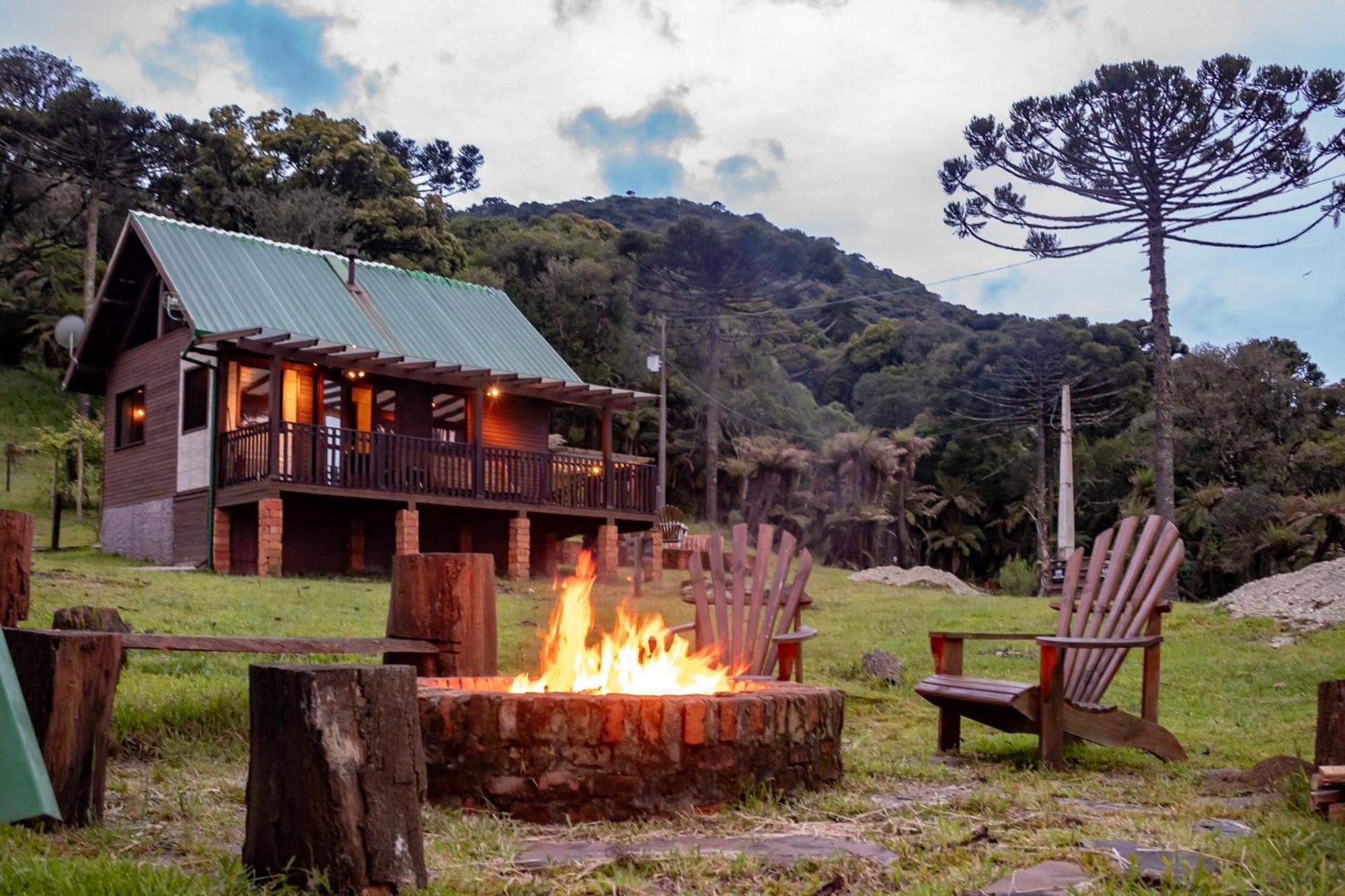 Casas Rainha Da Serra 01 E 02 Dorm Com Cozinha E Fogo De Chao Urubici Exterior foto